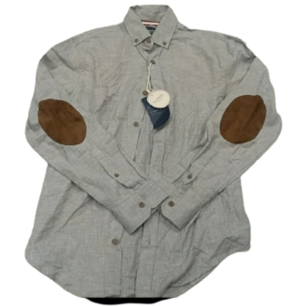 NWT Zara grey button up flannel collection